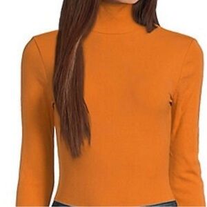 Chelsea & Violet Burnt Orange Bodysuit